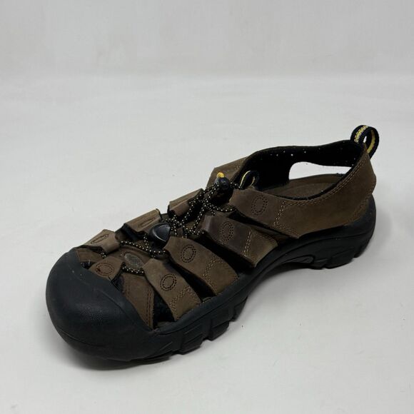 Keen Newport Sandals Mens 9.5 Brown Leather Hiking Waterproof Ankle Strap main image 4